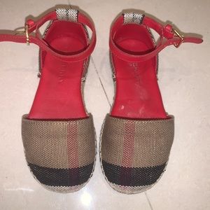 Girls Burberry shoes